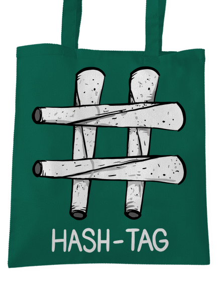Hash tag taška Bottle Green WM