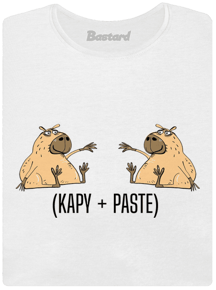Kapy paste dámske tričko prémium White