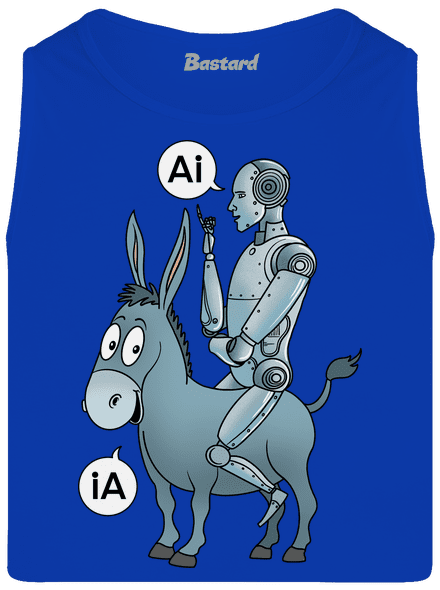 Somár a AI pánske tielko Royal Blue