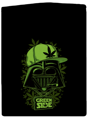 Green Side pánska mikina na zips Black