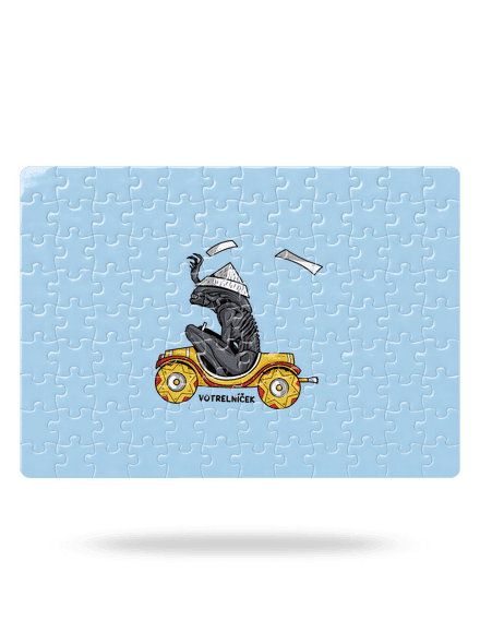 Votrelníček puzzle White