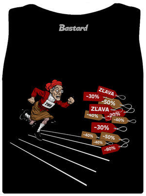 Zľavy! dámske tielko klasické Black