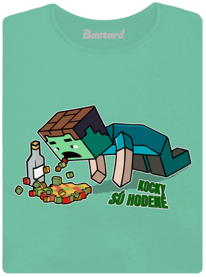 Kocky sú hodené dámske tričko prémium Mint Mal