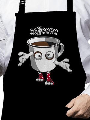 Zombie kafe zástera Black