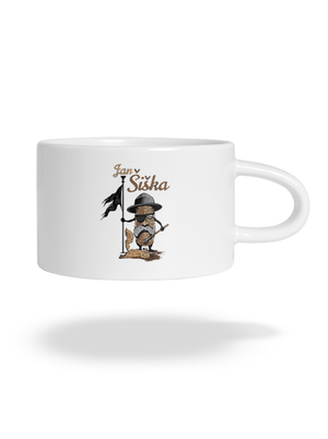 Jan Šiška hrnček makronka White