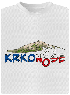 Krkonoše detské športové tričko White