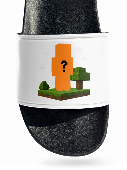 Minecraft z vlastnej fotky šľapky White
