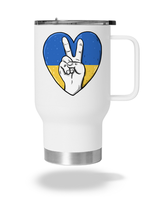 Ukrajina - Mier termohrnček White