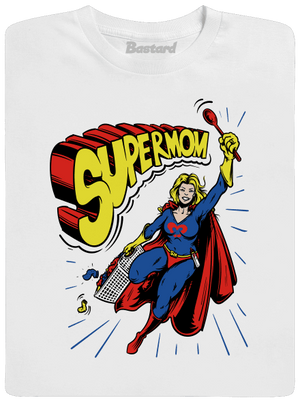 Supermom pánske dlhý rukáv White