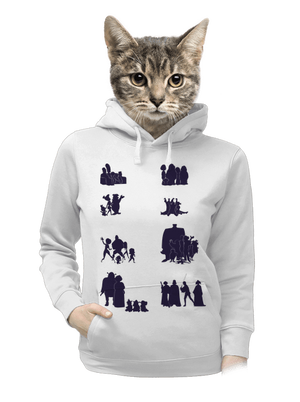 dámska mikina klokanka