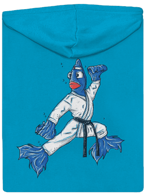 Bojovníčka dámska mikina na zips Blue Atol