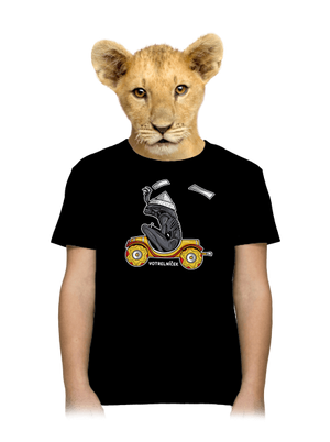 Votrelníček detské tričko Black