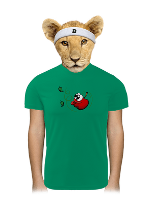 Jablko a jabloň detské športové tričko Kelly Green Mal