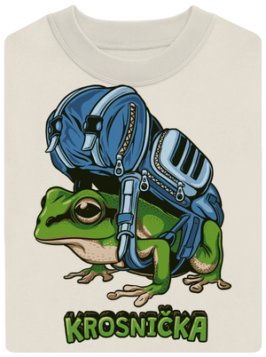 Krosnička unisex mikina bez kapucne Off White