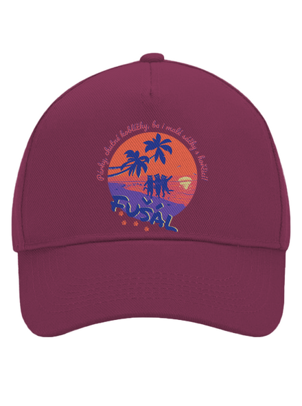 Fušál šiltovka baseballka Burgundy