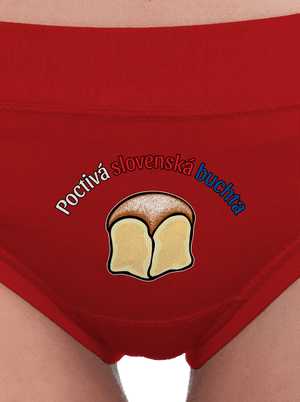 Poctivá buchta a klobása dámske nohavičky Red Mal