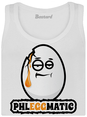 Phleggmatic dámske tielko klasické White