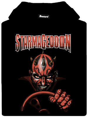 Starmageddon dámska mikina klokanka Black