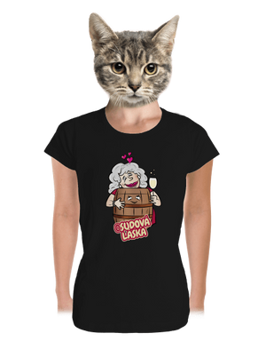 Osudová láska dámske tričko prémium Black