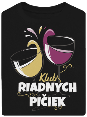 Klub riadnych pičiek unisex tričko oversized Black