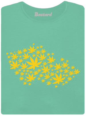 Ganja Country dámske tričko prémium Mint Mal