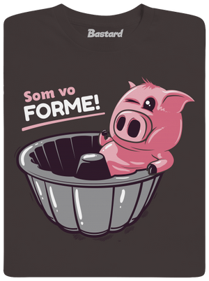 Vo forme pánske dlhý rukáv Bear Brown