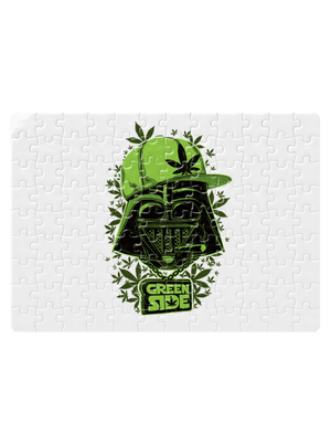 Green Side puzzle White