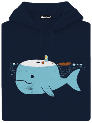 Rybárčenie pánska mikina klokanka Navy