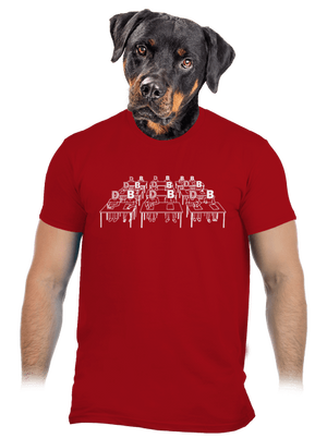 Cimrman: Debil, blbeček pánske tričko Red