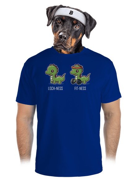 Fit-ness pánske športové tričko Royal Blue Mal