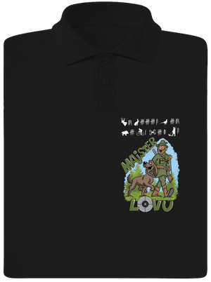 Majster lovu pánska polokošeľa Black