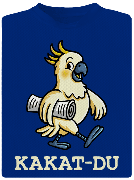 Kakat-du pánske športové tričko Royal Blue Mal