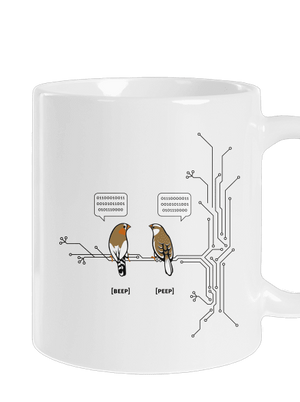 Beep and Peep klasický hrnček White