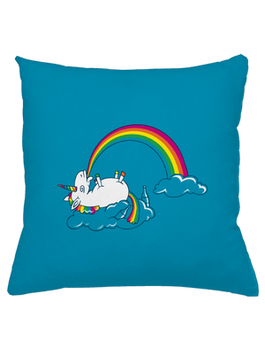 Tajomstvo dúhy vankúš Blue Turquoise