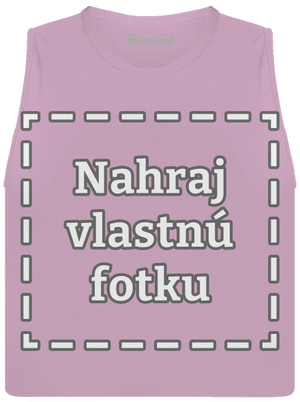 Vlastná potlač dámske tielko voľné Lilac