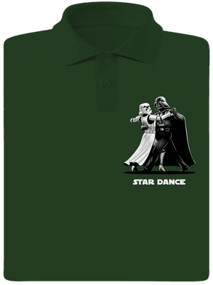 Star dance pánska polokošeľa Bottle Green Mal