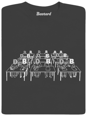 Cimrman: Debil, blbeček pánske dlhý rukáv Dark Grey