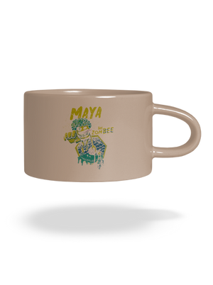 Zombee Maja hrnček makronka Brown Macaron