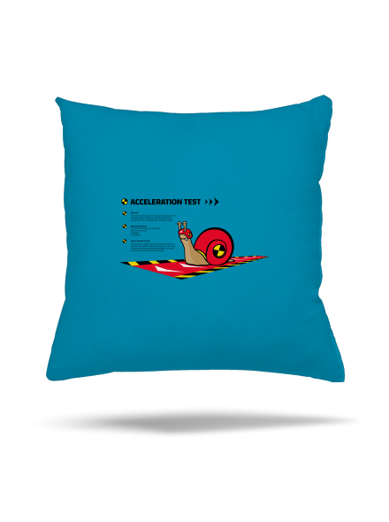 Snail test vankúš Blue Turquoise