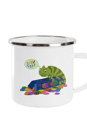 Zmätený chameleón plecháčik White