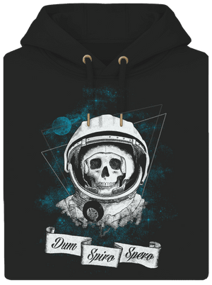 Dum Spiro Spero unisex mikina premium Dark Black