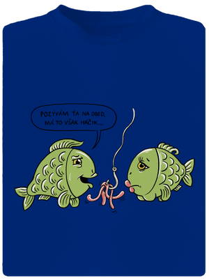 Háčik pánske športové tričko Royal Blue Mal