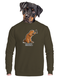 unisex mikina bez kapucne