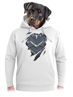 Panther inside unisex mikina premium Snowwhite