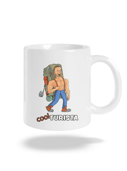 Cool turista klasický hrnček White
