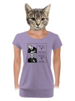 Cimrman: Copak jmelí dámske tričko s lemom Lavender