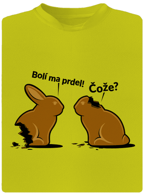 Bolí ma prdel detské športové tričko Neon Yellow
