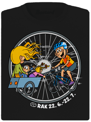 Cyklistický horoskop: Rak dámske športové tričko Black