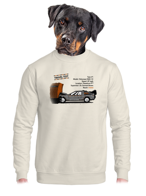 unisex mikina bez kapucne