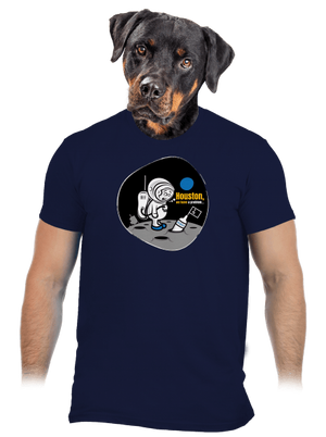 Máme problém pánske tričko Navy